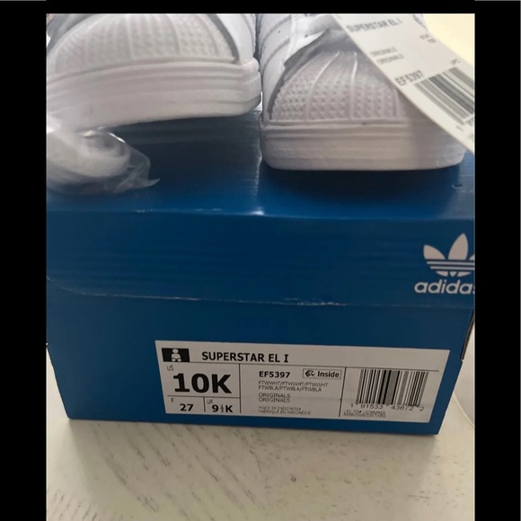 Adidas Superstar Slip Ons Size 10k - Picture 5 of 5